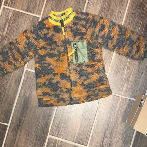 7 FOR ALL MANKIND TODDLER CAMO  SHERPA JACKET